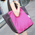 CANALOLO WATERPROOF FOLDABLE CANDY COLOR POLYESTER TOTE BAGS WITH SUPER CAPACITY